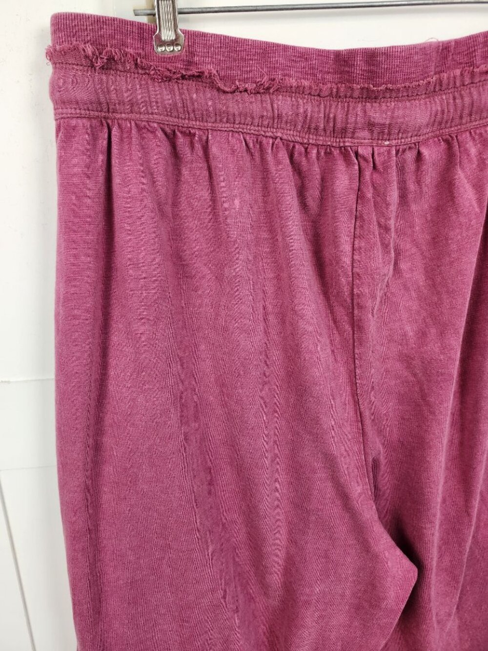 Anthropologie Daily Practice Pink Muslin Yoga Pants Drawstring Relaxed Size L - Picture 7 of 14